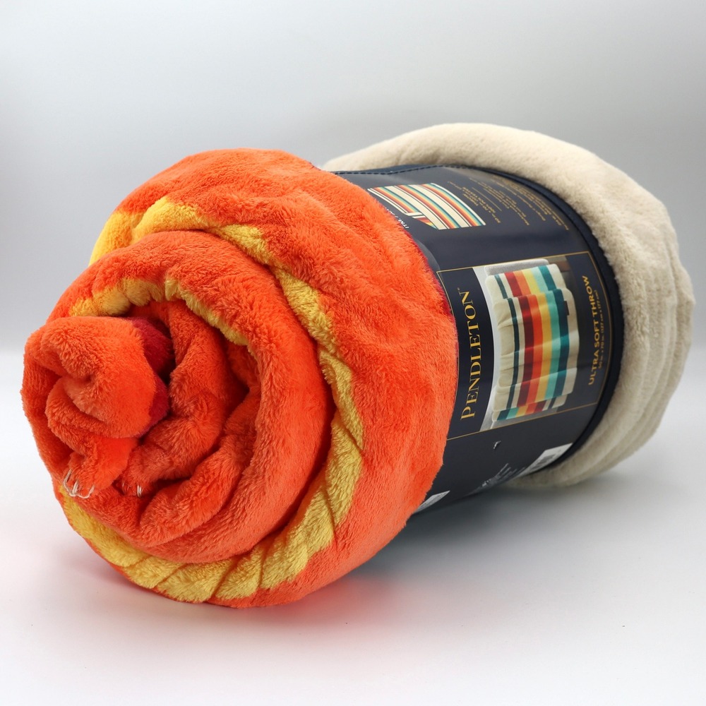 Pendleton Ultra Soft Throw 50x70 Multicolor Striped Mount Foraker Home